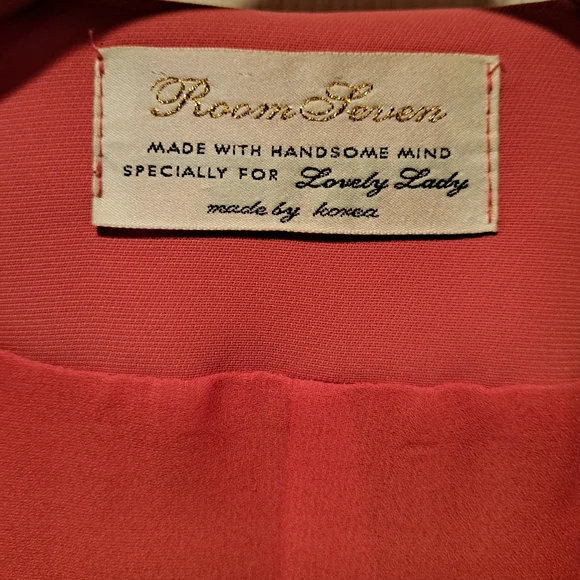 Salmon Pink Women's Blazer - Picture 5 of 5